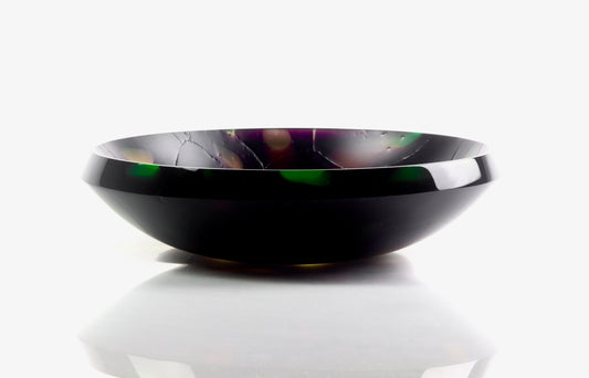 Umbra Glow - Hand-fused glass plate